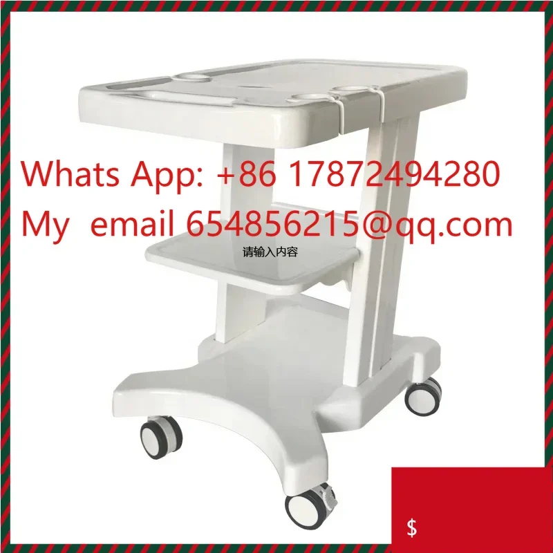 Mobile  Scanner And Color Doppler Machine Use Trolley Cart Mobile Stand