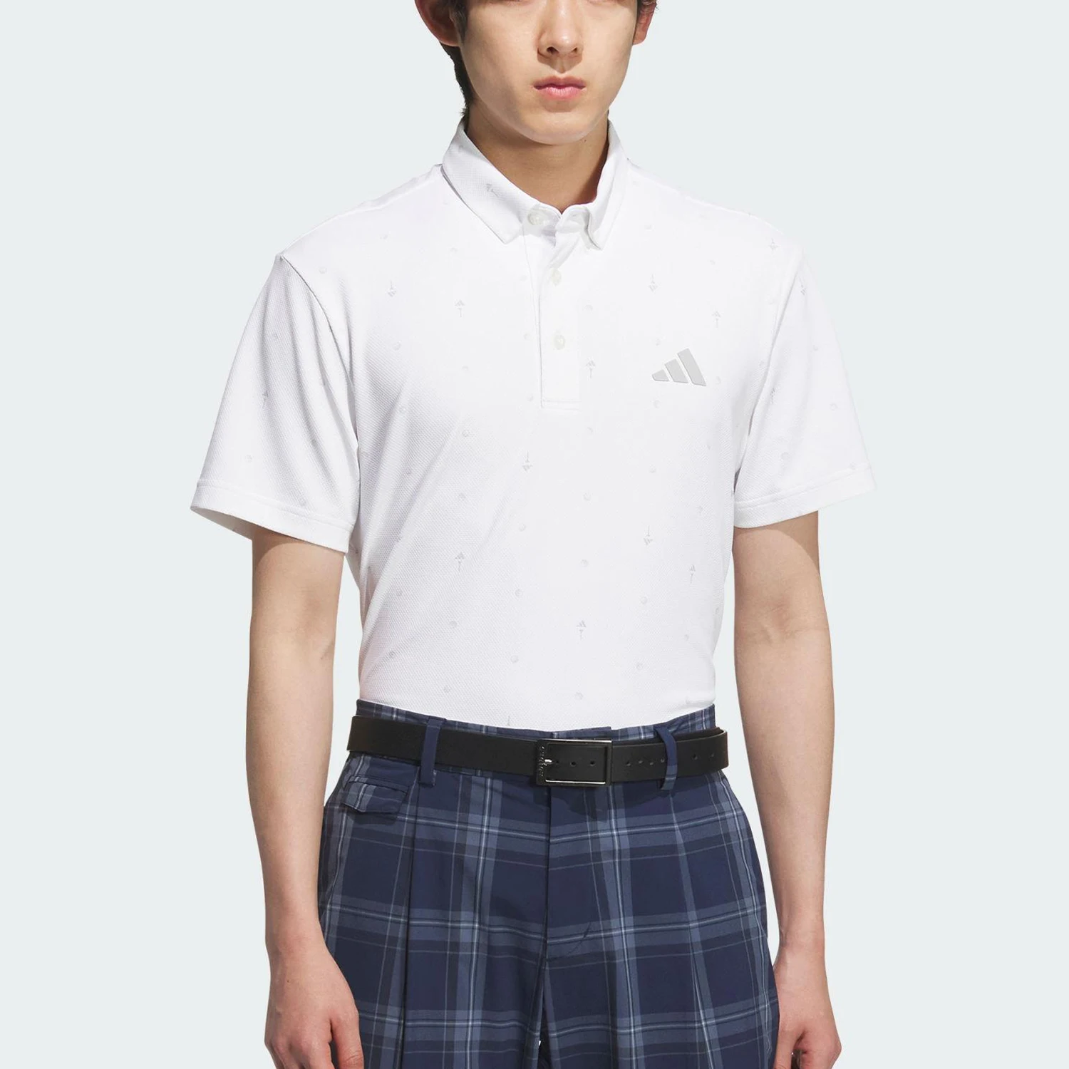 Adidas Official Genuine Summer New Men's Printed Breathable Short Sleeve POLO Shirt JE7146