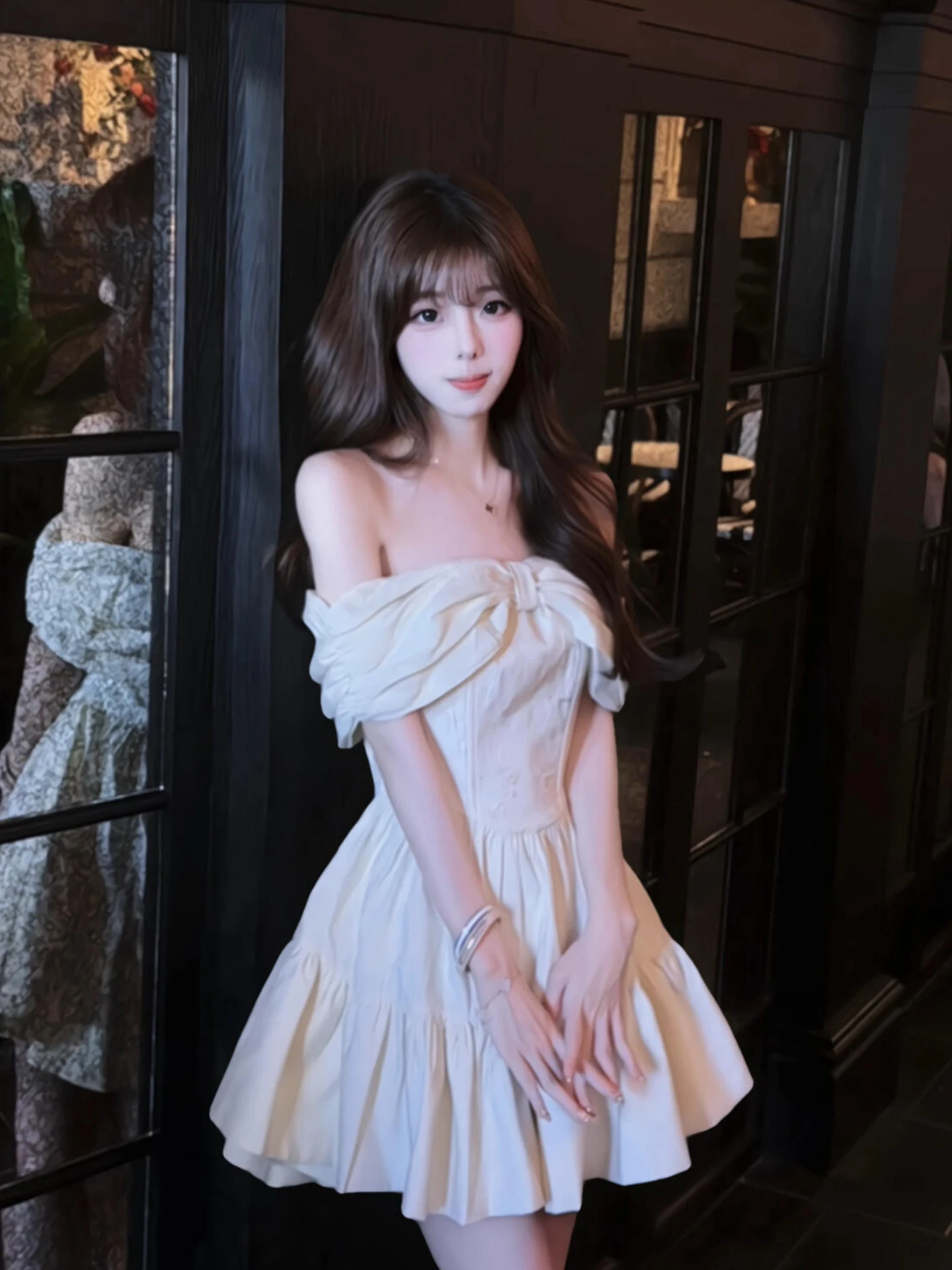 

Sweet Knot One Shoulder Dress Women's plus Size Summer Birthday Date Short A-Line Skirt Polyester Fiber Casual Dress