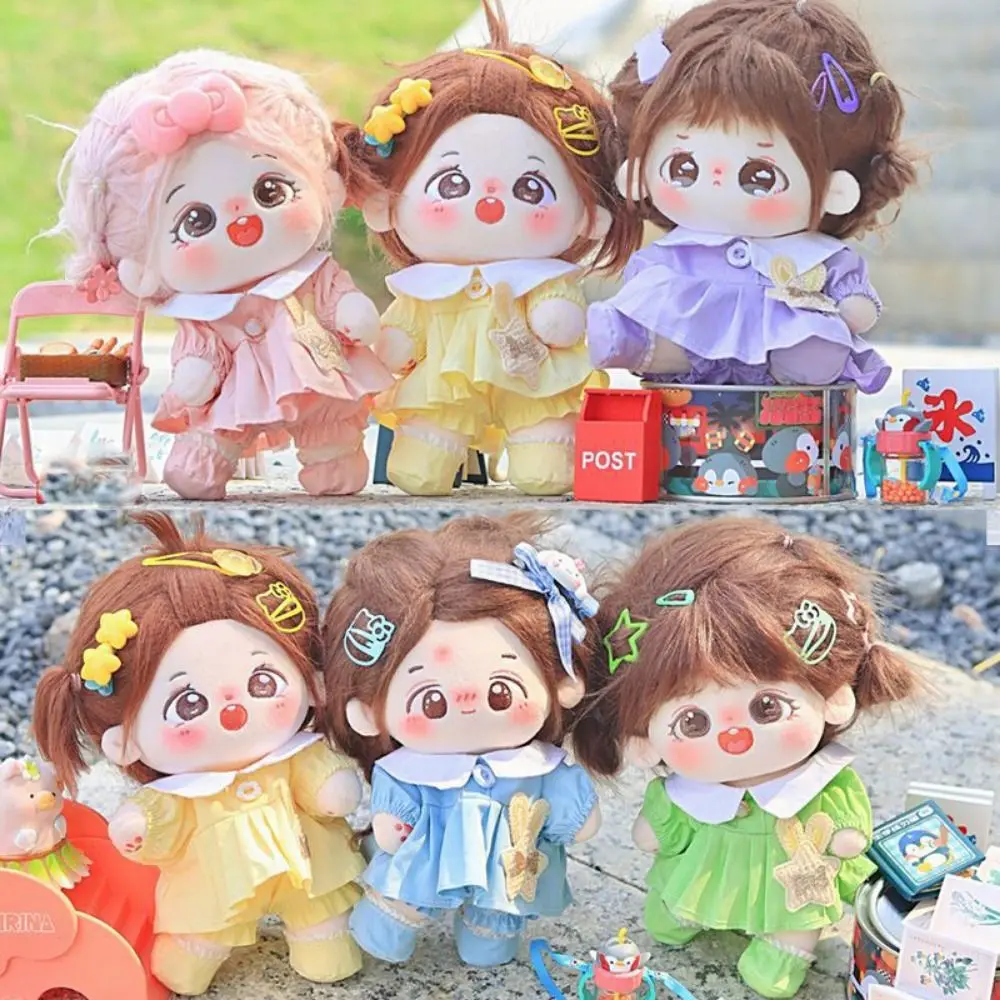 Trousers 20cm Cotton Doll Dress Princess Dress Multi Color Cotton Doll Clothes Clothing Skirt Replacement Plush Toy Clothes