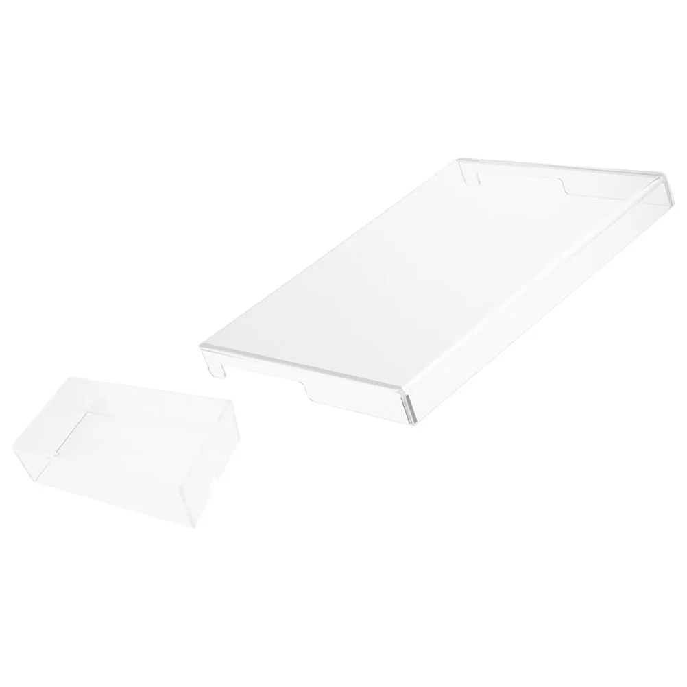 1Set Penutup Debu Keyboard Akrilik Pelindung Tahan Gores Tahan Air Transparan untuk Keyboard Mekanis Desktop Laptop