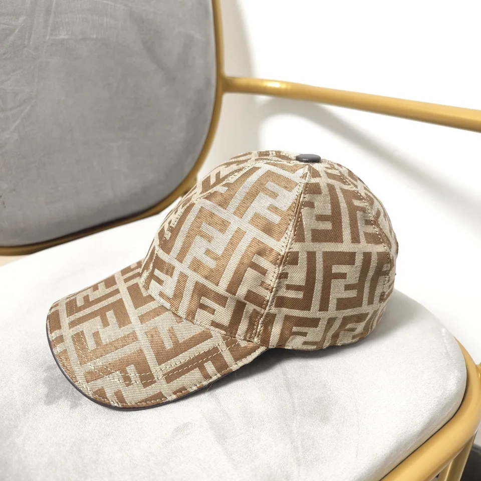 FENDI Cotton baseball cap with unisex embroidery - AliExpress