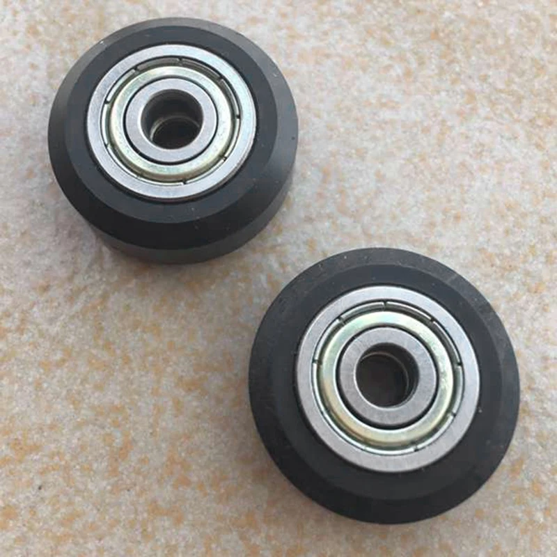 Hot 10 buah roda plastik POM dengan bantalan model besar roda bulat pasif Idler katrol roda Perlin roda untuk CR10 Ender 3