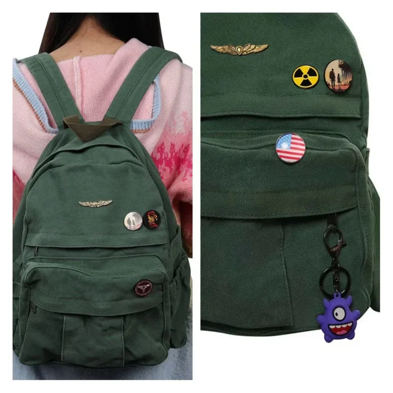 Ellie Cosplay Backpack Women Costume Accessories TV The Last Of Us Roleplay Fantasia Halloween Carnival Party Decor For Disguise