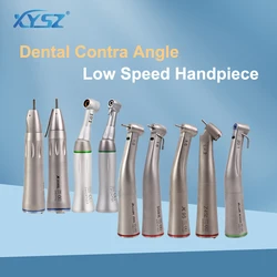 Dental Low Speed Handpiece 1:1/1:4.2/1:5/10:1/4:1 Fiber Optic Contra Angle Inner/External Water Spray Handpiece Dentistry Tools