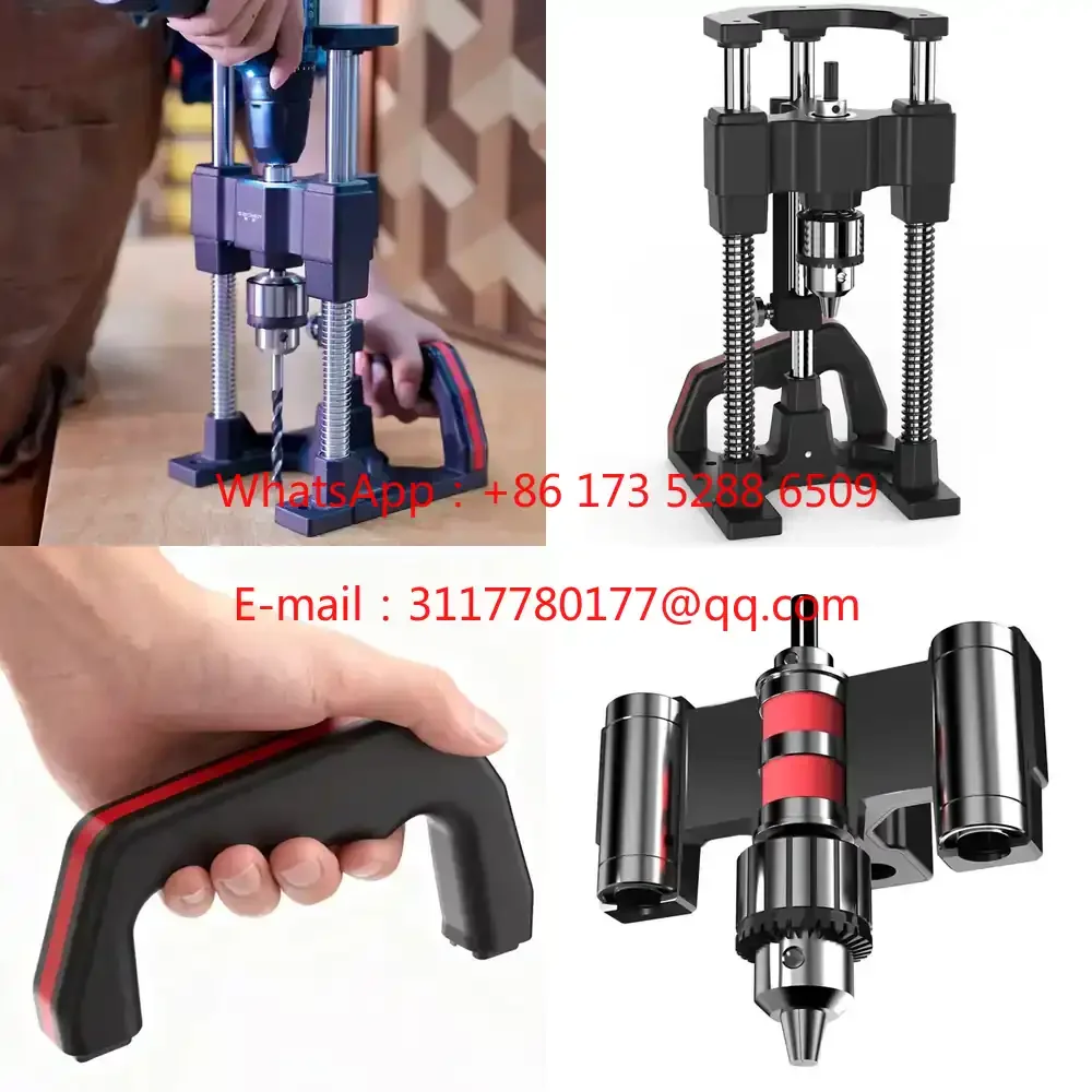 WAP01  For drilling in wood, aluminum profiles and angled angles - Versatile vertical drilling and tapping guide with