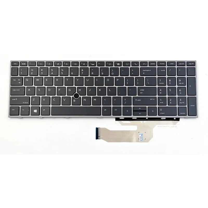D+New For HP ZBOOK 15 G5 G6 17 G5 G6 Series Laptop Keyboard US Backlit With Point L29635-001 L12764-001 L12765-001 L28407-001