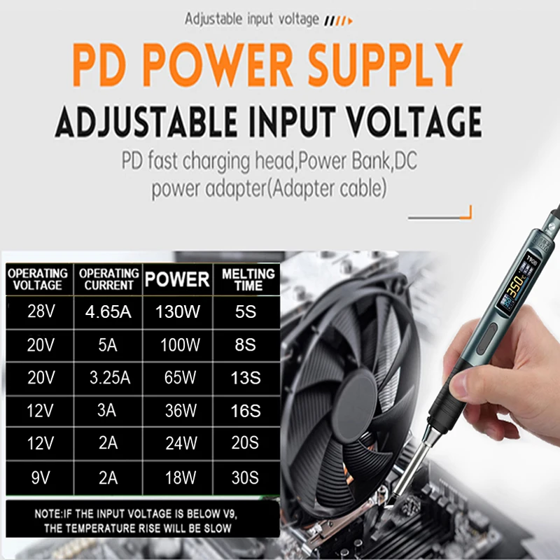 ALIENTEK T90C 전기 납땜 인두 130W 조정 가능한 디지털 디스플레이 자동 수면 PCB 정밀 납땜 인두 수리 도구