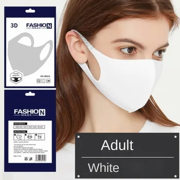 Nouveau Masque respirant en soie glacée lavable masque de pr...