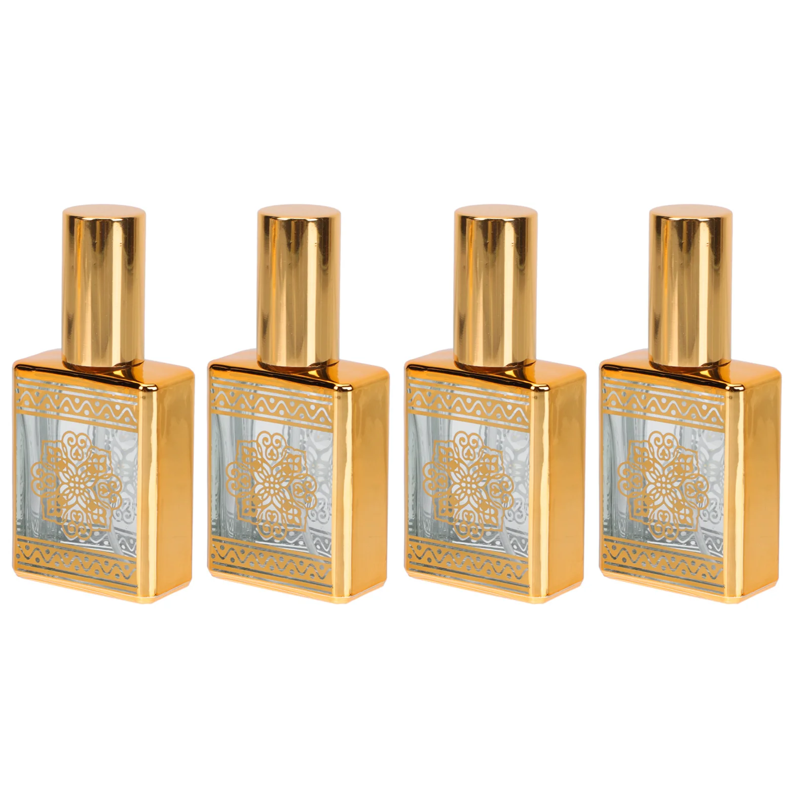 

4Pcs Perfume Spray Bottles Portable Leakproof Refillable Glass Sub Bottles Travel Sprayer Convenient Multipurpose Small