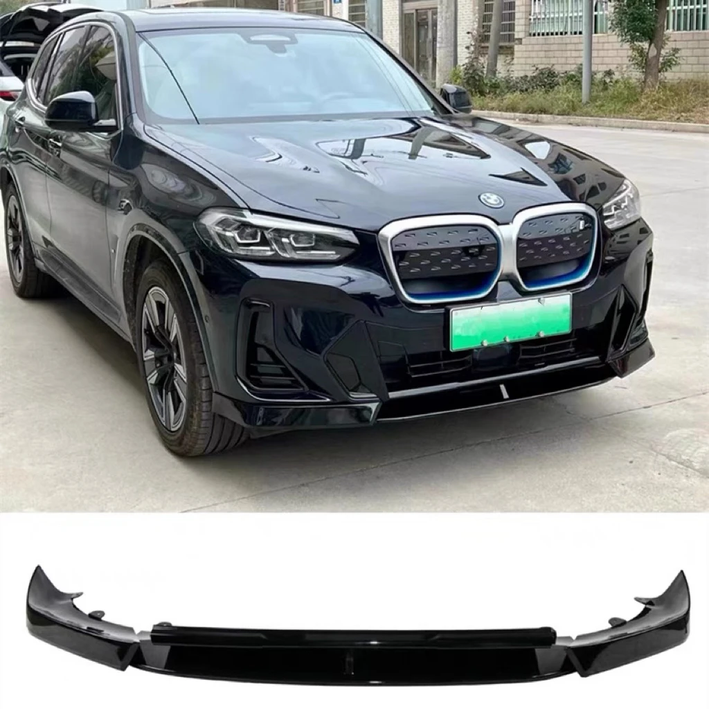 

Car Front Bumper Splitter Lip Spoiler For BMW X3 G01 X4 G02 ix3 G08 M Pack Diffuser Guard Body Kit Cover 2021-2023 LCI Tuning