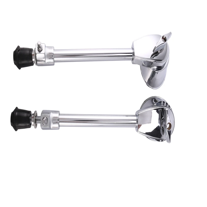 2Pcs Professional Drum Leg Bass Drum Spurs Legs With Skid-Resistant Feet Percussion Instrument Accessories