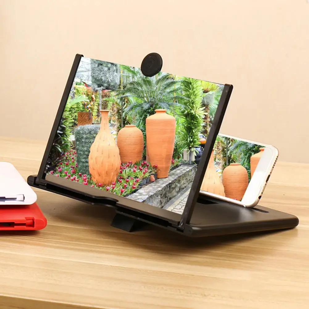 AMPLIFICADOR DE PANTALLA para teléfono móvil, accesorio para ver películas, lupa de pantalla 3d, diseño plegable