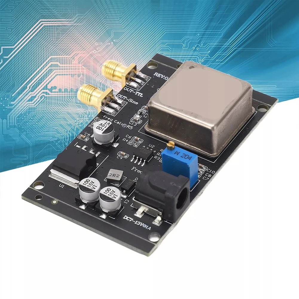 10MHz Frequency Standard Reference Module PCB Circuit Board For Crystal Oscillator Board Audio Systems Decoders Shortwave Radios