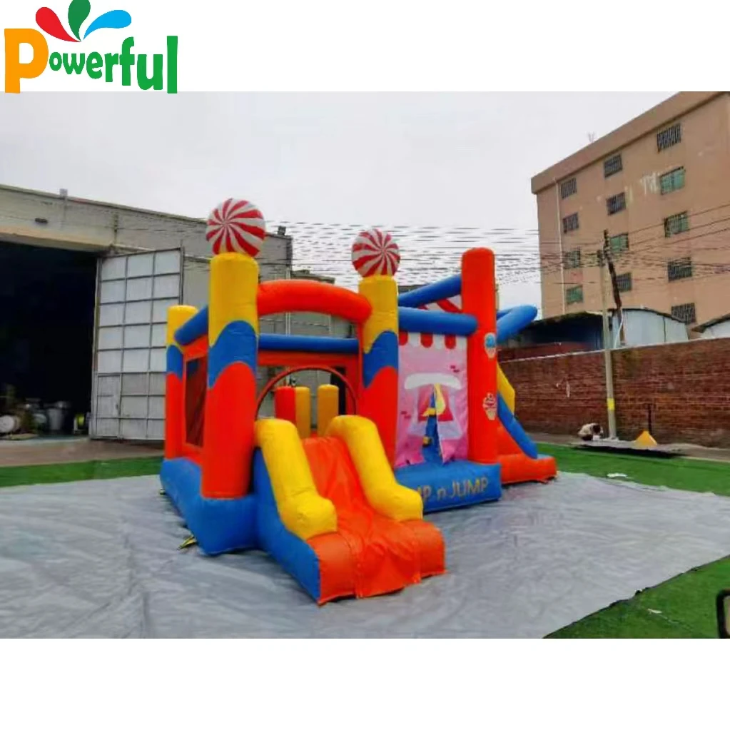 

Outdoor Fun Bounce House High Quality Inflatable Bounce House with Slide Climbing Bounce Slide Park