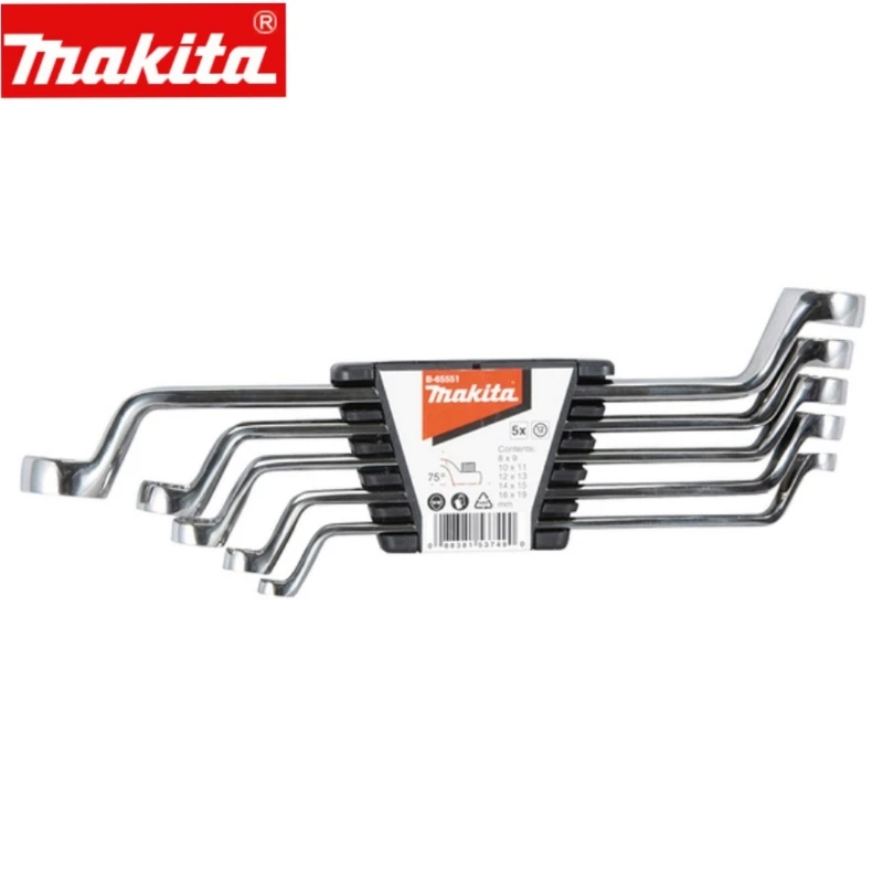 Makita B-65551 Plum Wrench Auto Repair Double-Headed Machine Repair Eye Wrench Auto Repair Dumb Wrench Hardware Tool Set