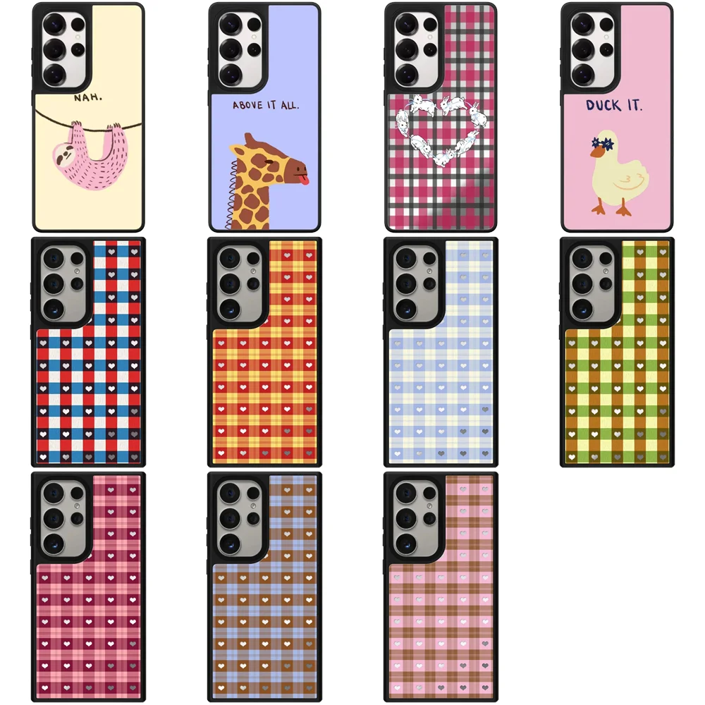 6032826 Mirror Magnetic Case: Compatible with Samsung Galaxy S23 U S24U S25 S26 Ultra S25+ S26 Plus Shell