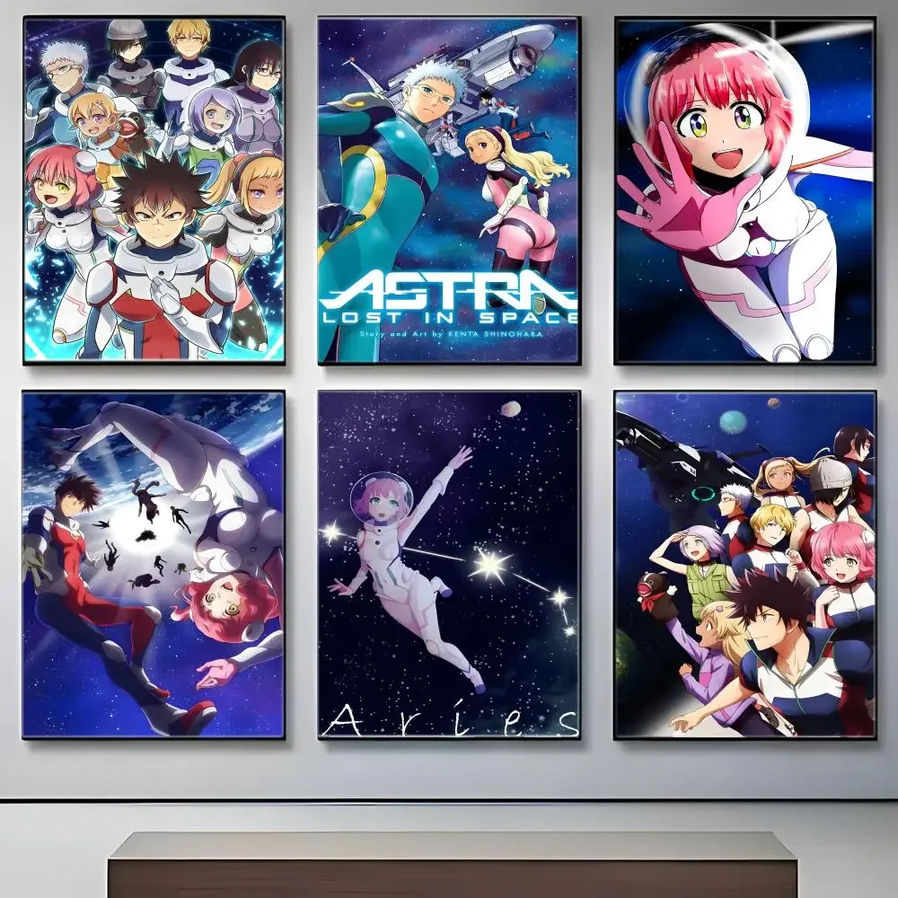 Space Sci-Fi Anime A-Astra Lost In Space Poster Crease Free Waterproof Durable All Space Wall Decor