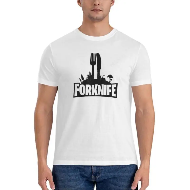 Funny Forknife Shirt | Fork Knife Video Game Joke Essential T-Shirt black t-shirts for men T-shirt men