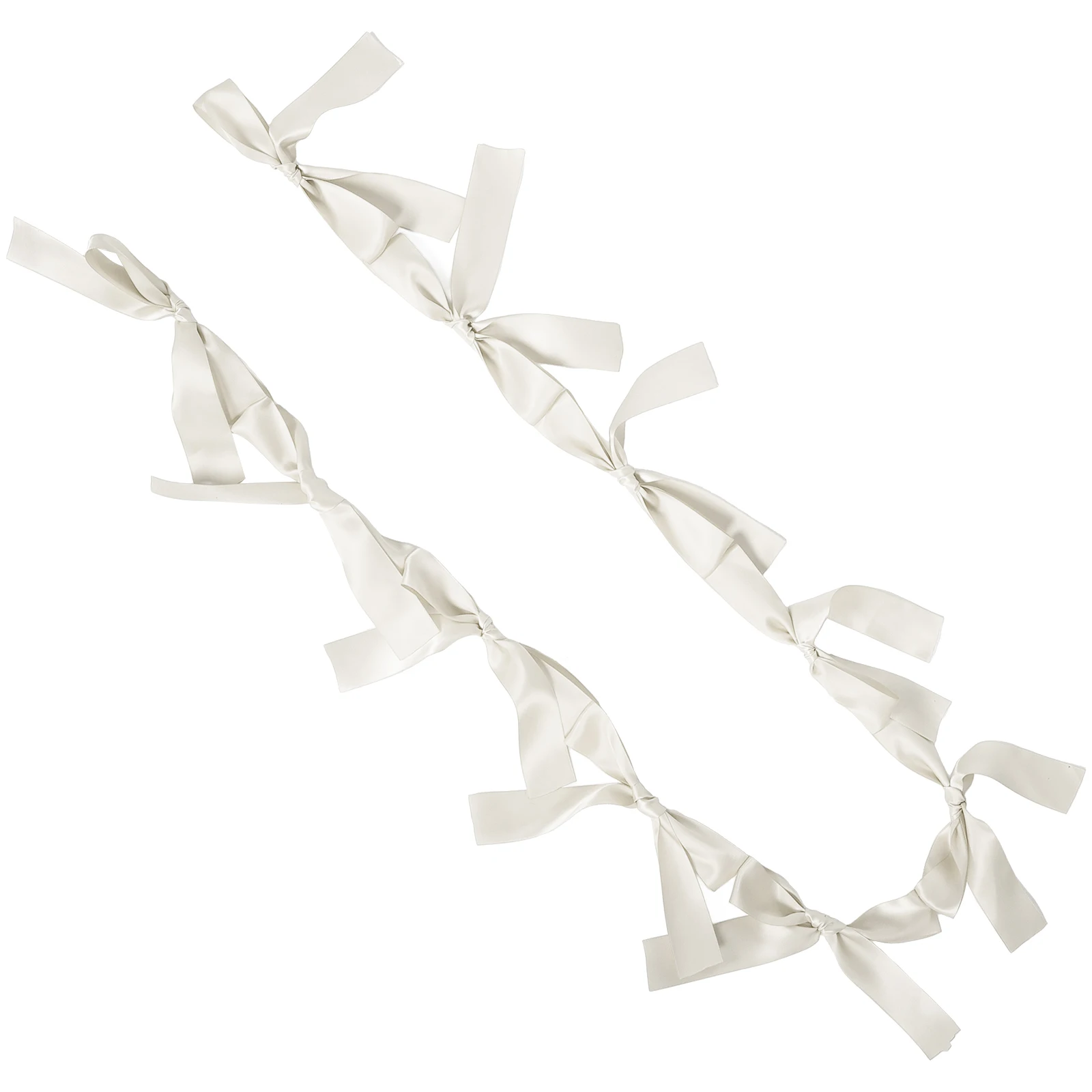 

Bow Ribbon Banner Finished Versatile Party Decoration Bow Garland Valentine Photo Prop Hanging Decorative Banner