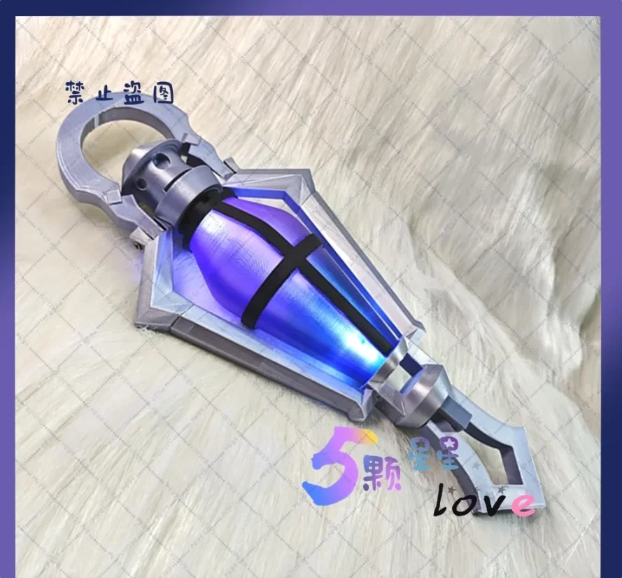 Game Genshin Impact Flins Anime Cosplay Handheld Lamp Prop night light Halloween Party Props Accessories Halloween Gift