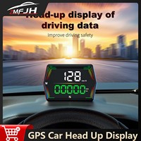 AD G21 Car Head-up Display GPS Speed Meter Mileage On-Board Computer Car Compass Altitude Time MPH KMH Speedometer For All Cars
