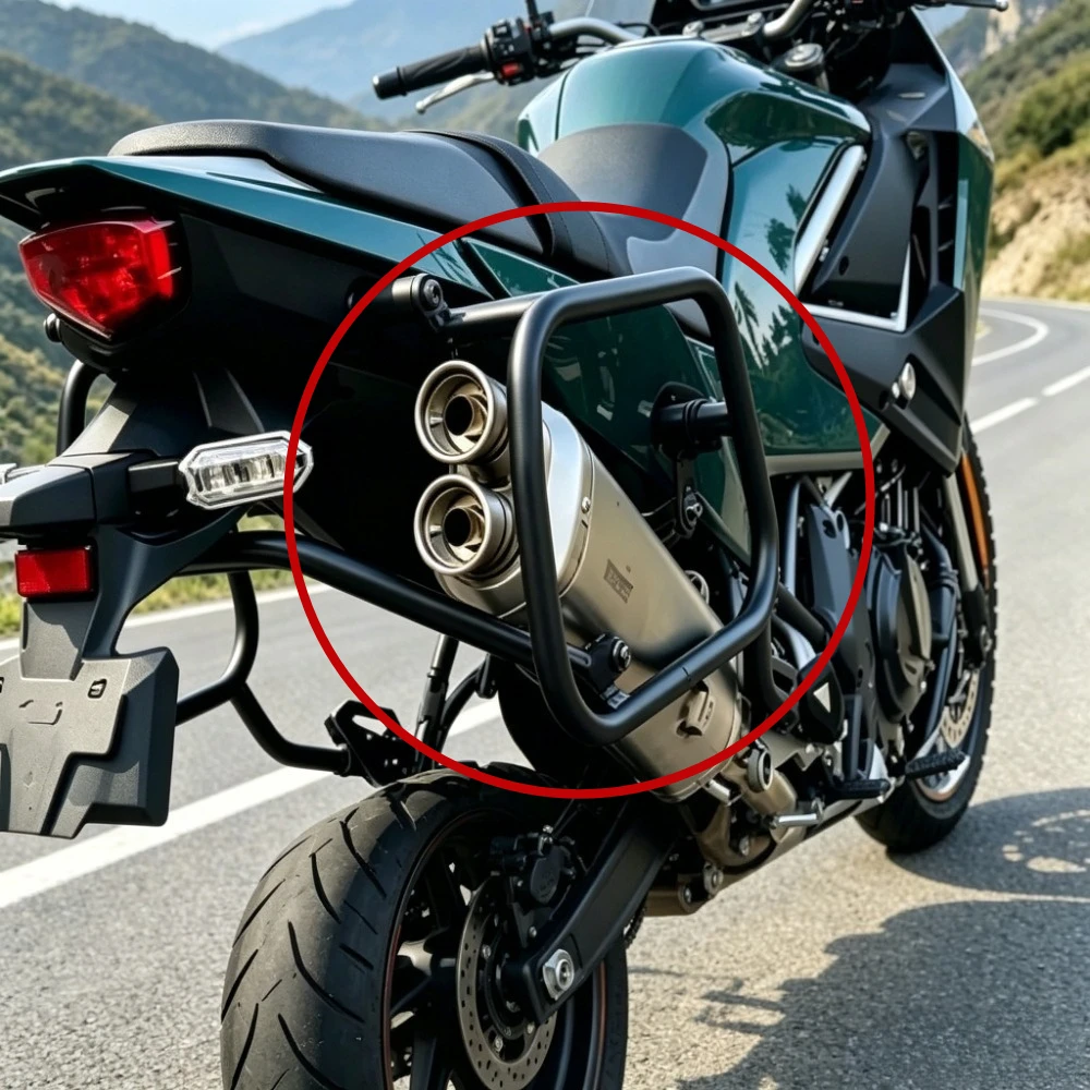 FIT FOR Kawasaki KLE500  KLE 500 2026  Motorcycle Accessories Storage Bags Luggage Carrier Luggage  Rack Sidebox Bag  Brackets