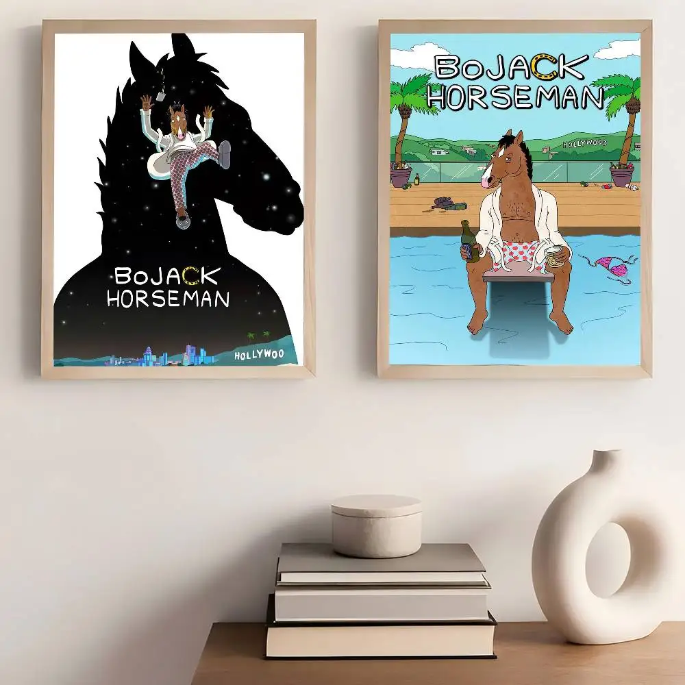 BoJack Horseman Classic Vintage Posters Vintage Room Home Bar Cafe Decor Nordic Home Decor