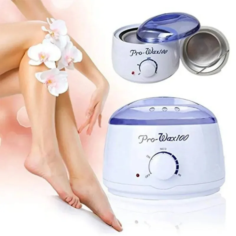 

Therapy Machine Wax Warmer Portable Hair Removal Kit Facial Bikini Area Armpit- Melting Pot Hot Heater