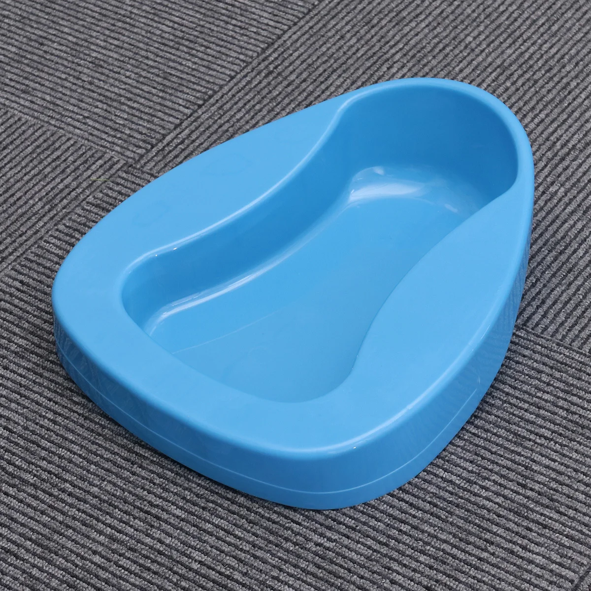 노인용 침대 변기, 침대에 누워있는 환자용 대용량 변기, 가정 및 병원용, 파란색