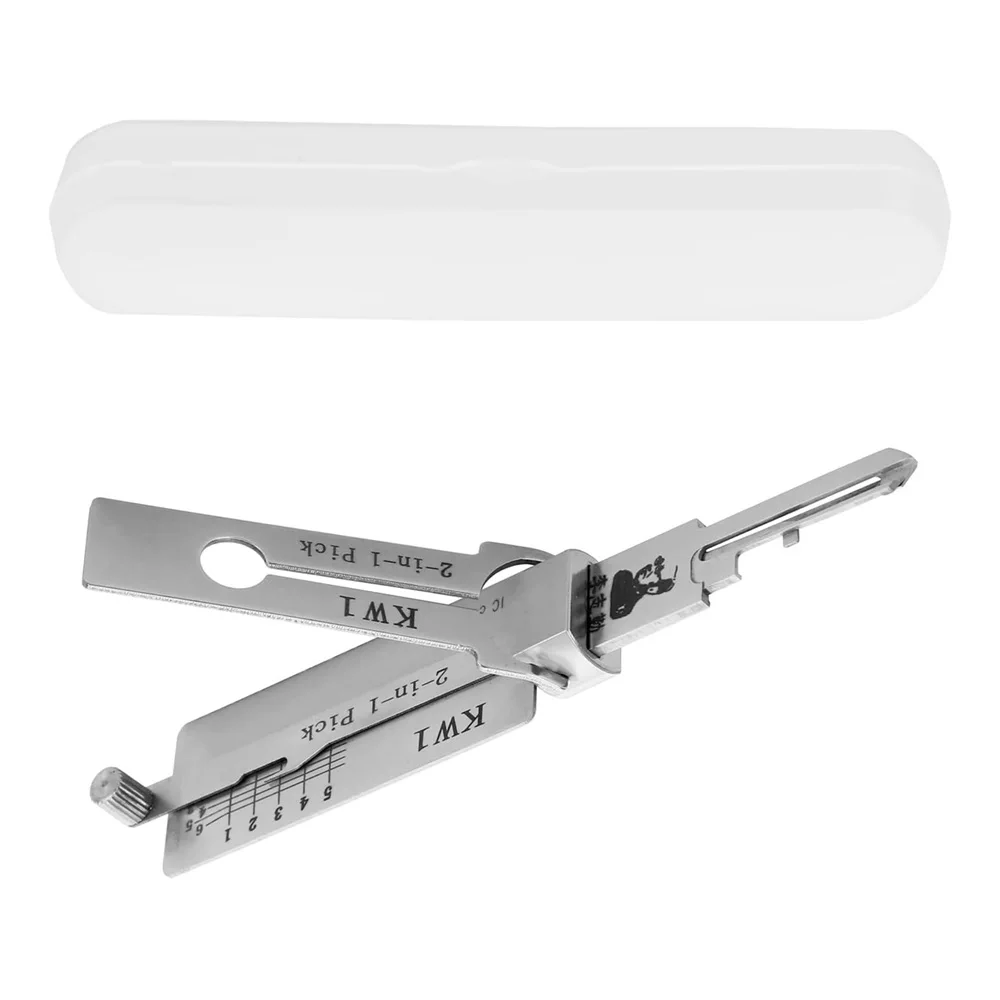 

Профессиональный ключ с замком KW1, прецизионный крючок, из нержавеющей стали, обслуживание, ремонт автомобиля, разблокировка, инженерный слесарный ручной инструмент