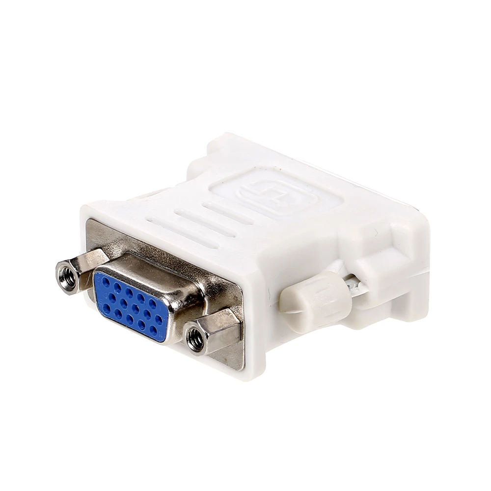 DVI to VGA Adapter DVI(24+1) Male to VGA Female Adapter Converter for Desktop Computer Laptop Monitor Projector