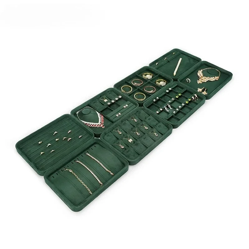 

Jewelry display, covered tray, jewelry, stationery, viewing tray, necklace, bracelet, ring tray