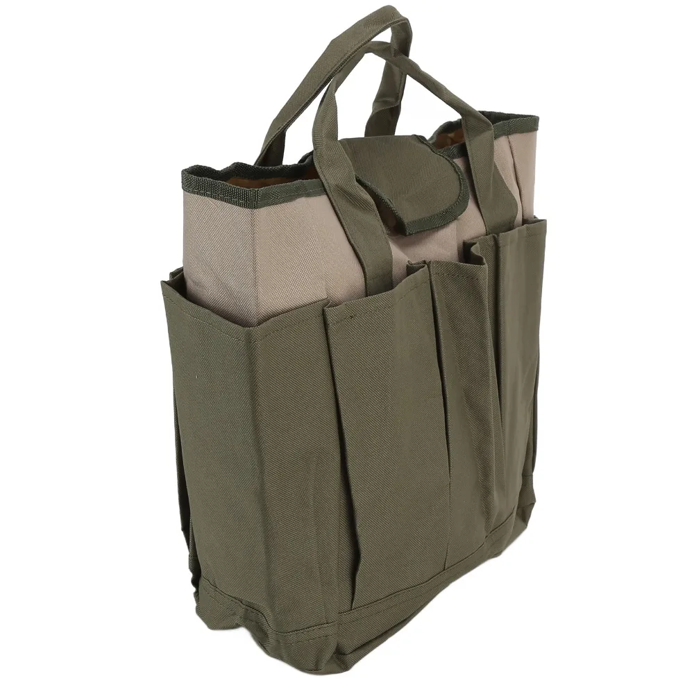 

Oxford Cloth Garden Tool Storage Bag Portable Heavy Duty Gardening Tool Tote Bag Easy To Carry with Carry Handle