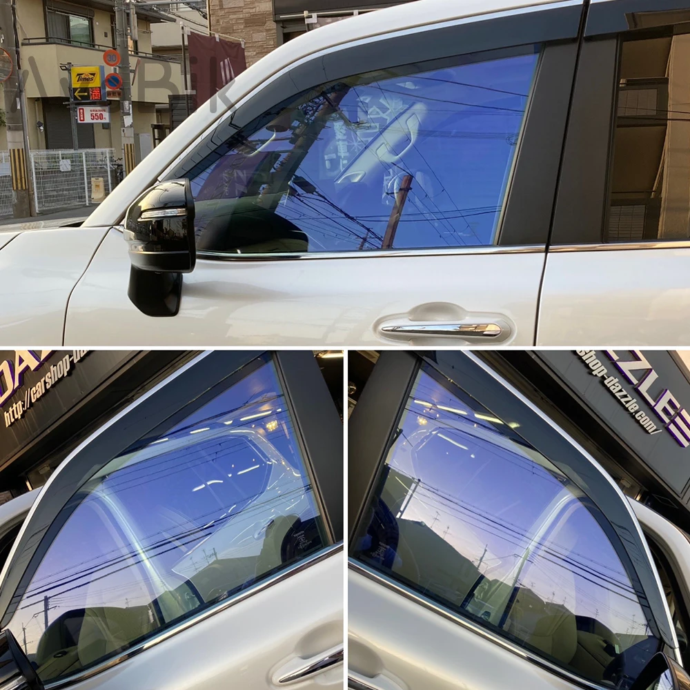 purple Explosion Proof Solar Glass Film 84%VLT Chameleon Window TINT Car Window Sticker Auto Glass Sticker Control Solar UV foil