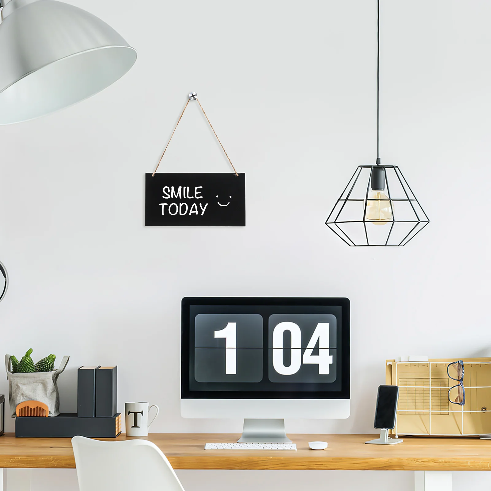 Tableau Noir Effaçable pour Affichage de Message, Décor de Table