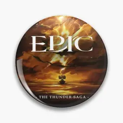Epic The Musical The Thunder Saga Soft Button Pin Decor Funny Badge Brooch Clothes Cute Hat Metal Jewelry Lover Fashion