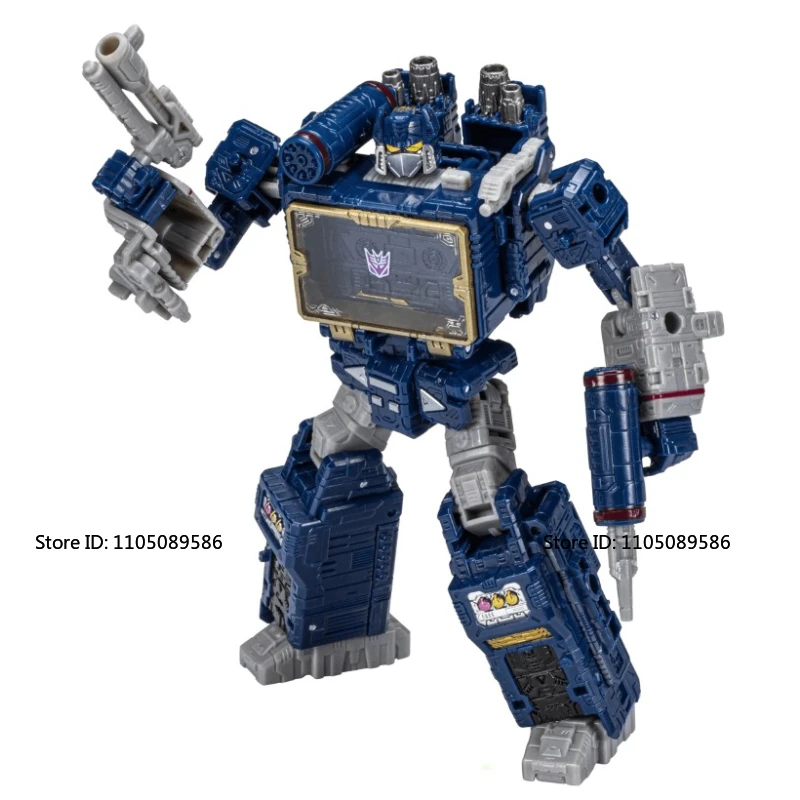 새로운 스팟 트랜스포머 G1 V 사운드웨이브 오리지널 박스 이동 가능한 인형 로봇 휴일 선물 스튜디오 장식품 피규어