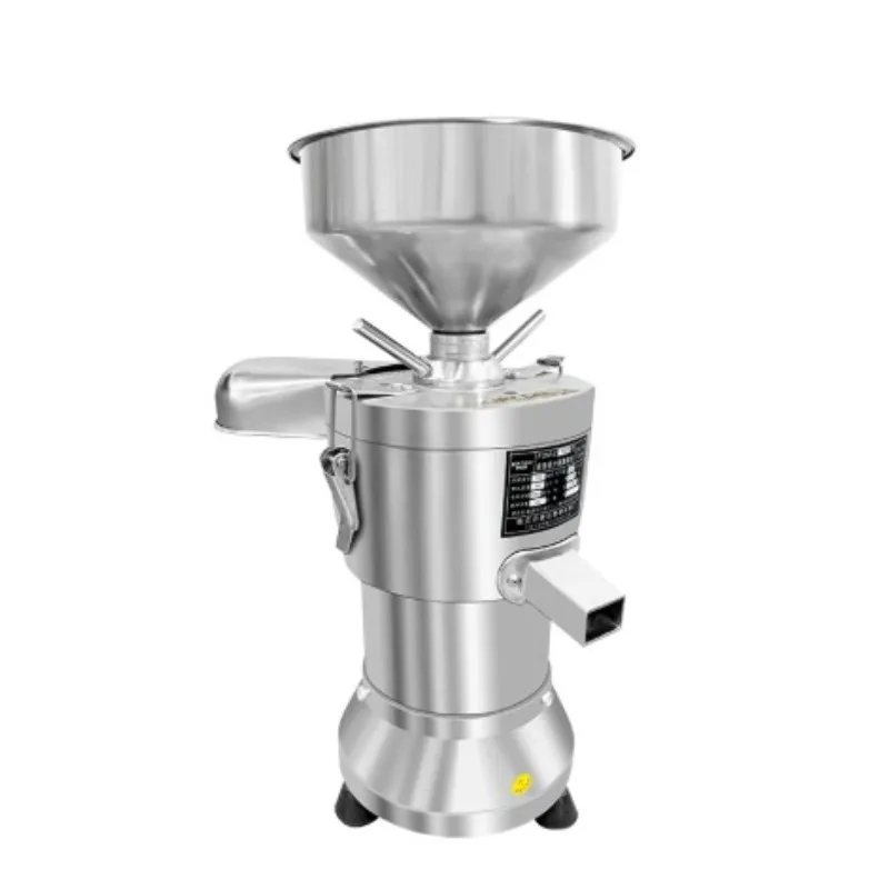 Commercial Large Capacity Soy Milk Grinder Machine, Stainless Steel Soybean Grinding Maker for Restaurant Canteen Use