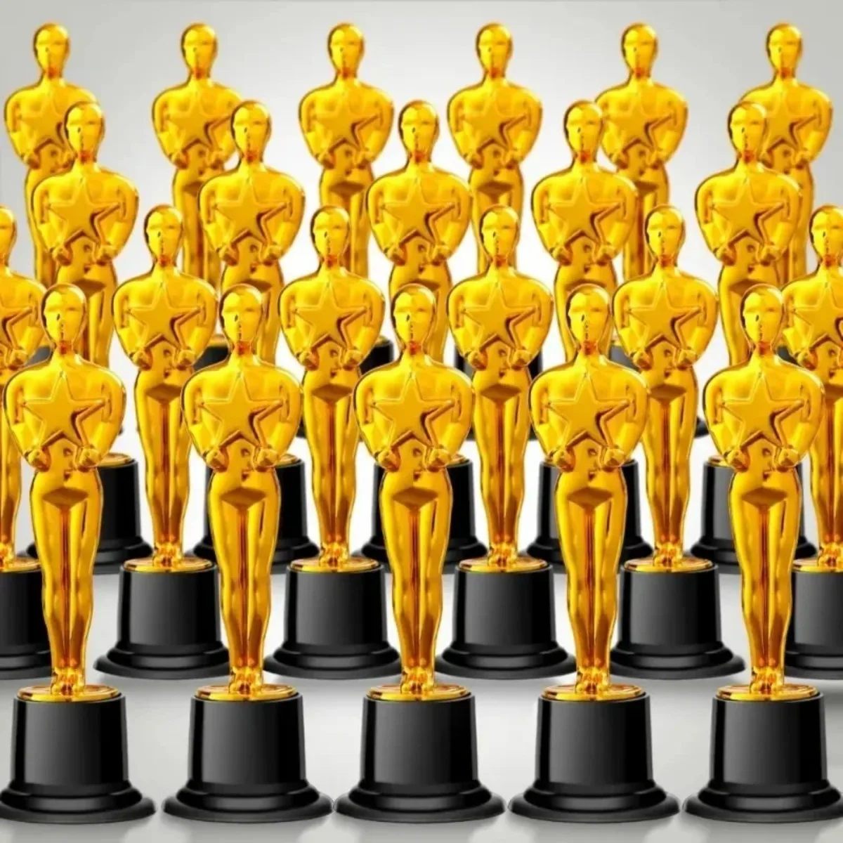 Mini Plastic Trophy Award, hollywood theme party decorations, for contests and parties such as dances, golf, movies