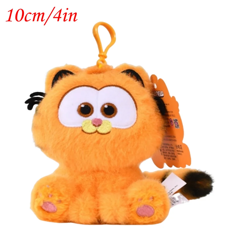 Garfield Boneca De Pelúcia Chaveiro, Cartoon Anime Filme Pelúcia Peluche para Sacos Decoração, Aniversário e Presente de Natal, Original, Kawaii