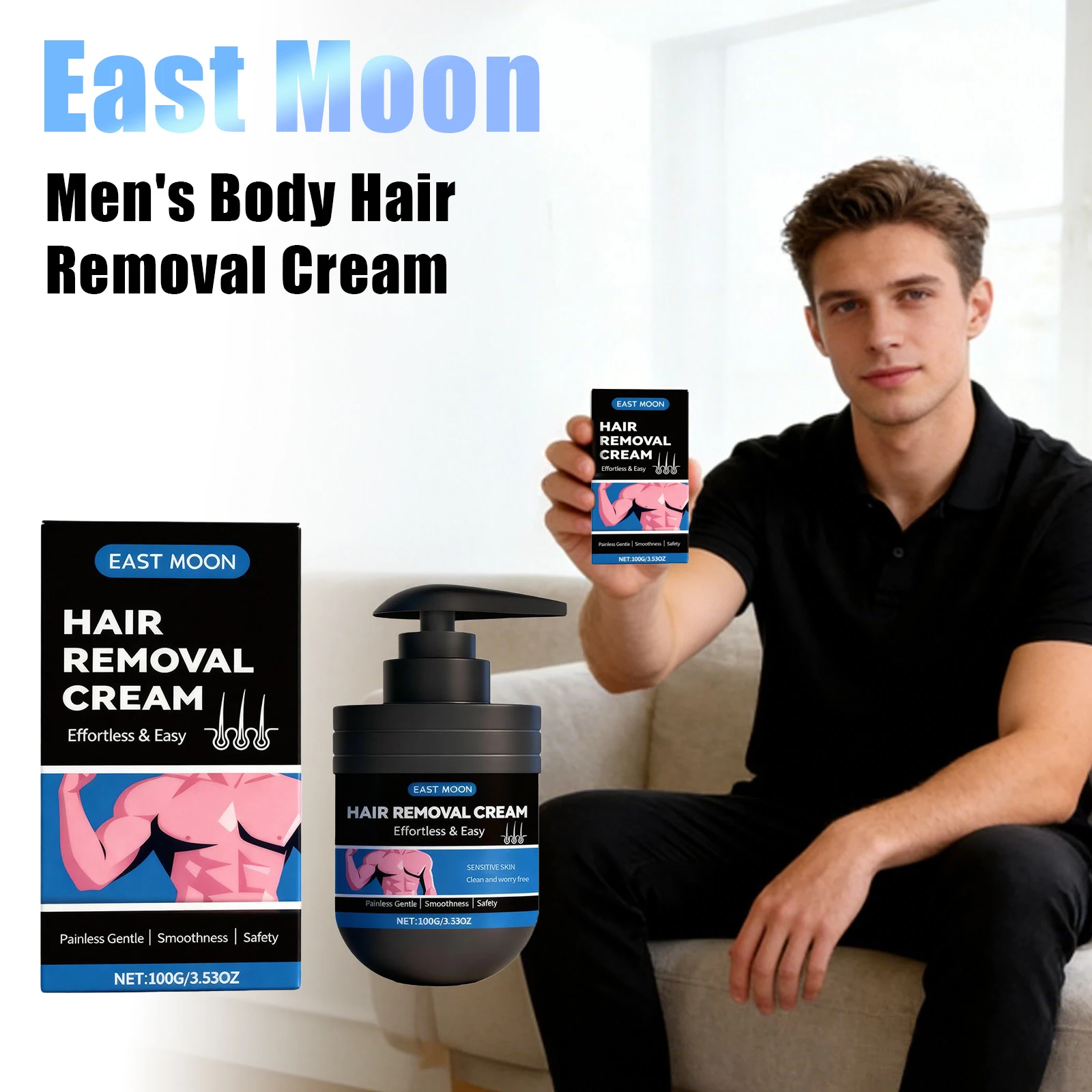 East Moon Мужской крем для удаления