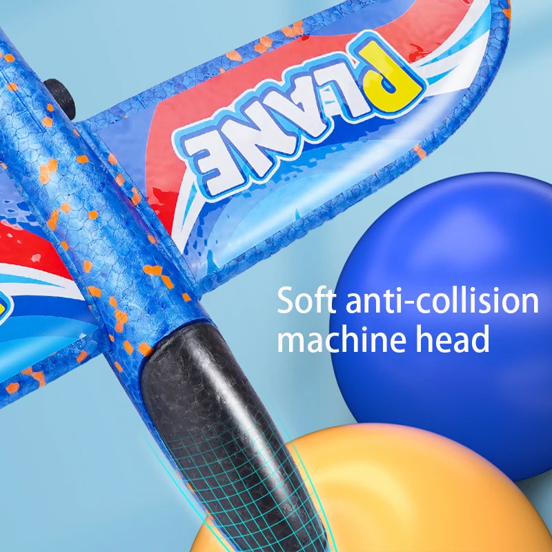 Jouets d'avion d'éjection de mousse pour enfants, avion d'extérieur en mousse pour garçons, planeur de vol à lancer à la main, jouets d'interaction Parent-enfant, cadeaux pour enfants