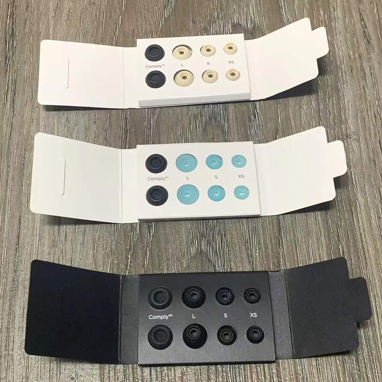 Oryginalne wkładki douszne do słuchawek Bang & Olufsen Beoplay EX/Beocom EX EQ ELEVEN, zamiennik silikonowych wkładek dousznych B&O. — zdjęcie produktu 2