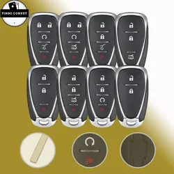 YINBO  2/3/4/5 Buttons Smart Remote Key Shell Case Fob For Chevrolet Chevy Camaro Cruze Malibu 2016 2017 2018 2019 2020