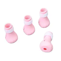 Adjustable Silicone Anti-Scratch Cat Foot Shoes For Grooming Bath Washing Claw Paw Cover Protector Silicone Cat Claw Cover Feet