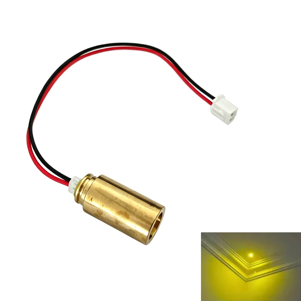 571nm 573nm Yellow Dot 10/20/30mW Laser Module DIY Flashlight Woodwork Machinery Part