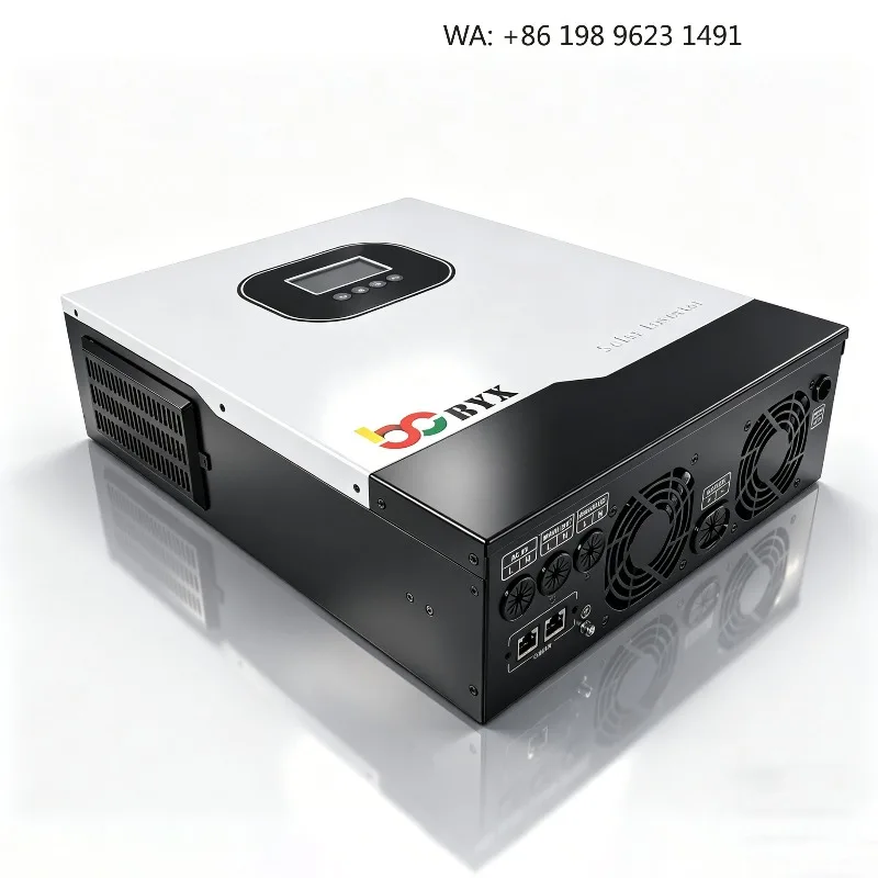 6KW-14KW High Efficiency Parallel Off-Grid Hybrid Solar Inverter Africa Market Solar Power Equipment