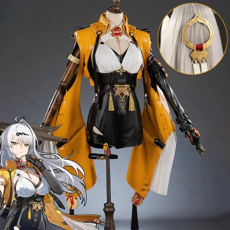 

Game ZZZ Zenless Zone Zero Yixuan Cosplay Costume Wig Shoes Yi Xuan Cos Outfit For Hallowmas Party Uniform Adult Women Men