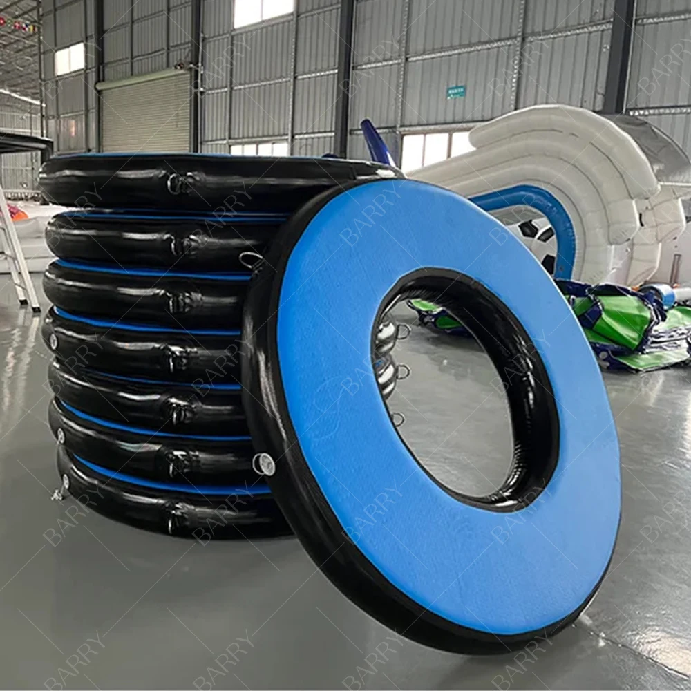 

Kids Training Line Course Inflatable Parkour Sport Park Air Track Ring Warrior Course Ring Parkour Obstacles Course Equipment